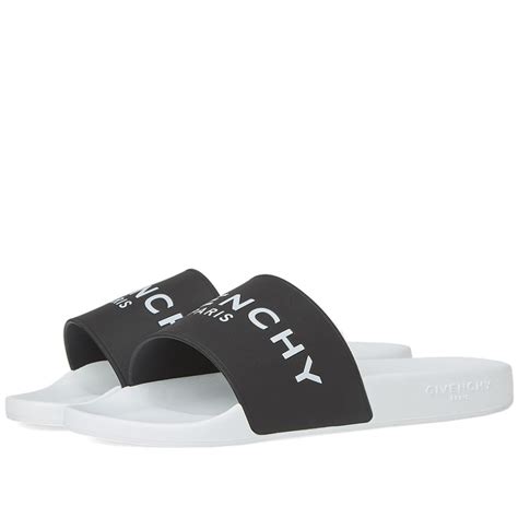 givenchy paris slides price|Givenchy slides white and black.